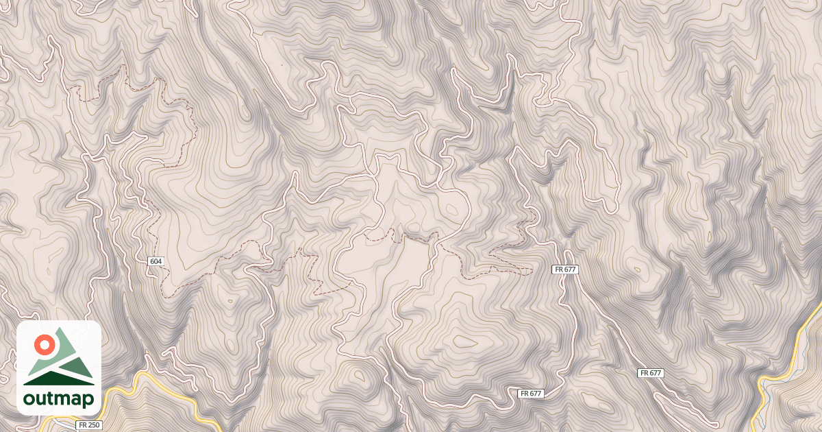 Map of CLARKE MOUNTAIN