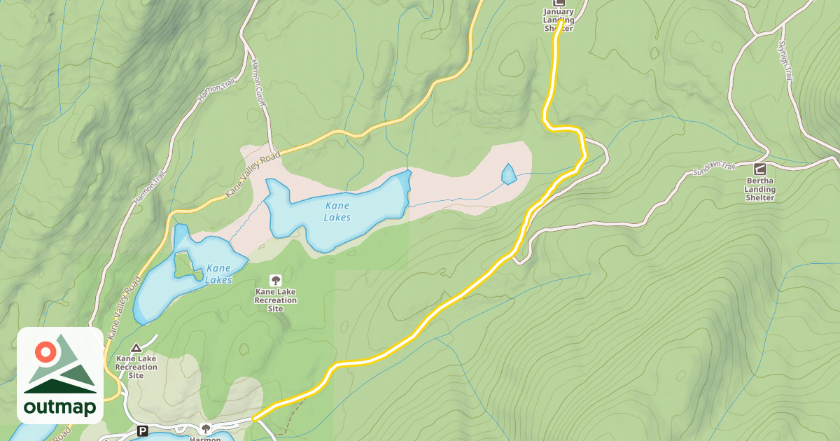 Map of Aspen Trail