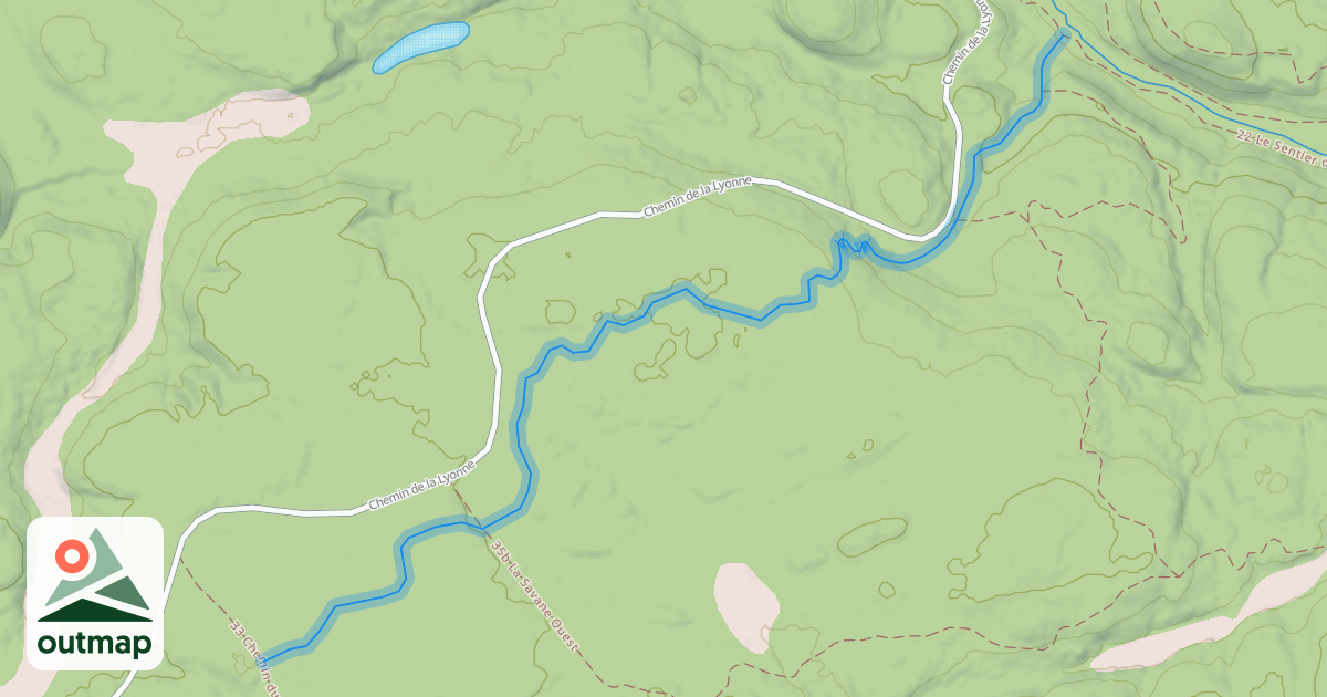 Map of 50 La Cinquante