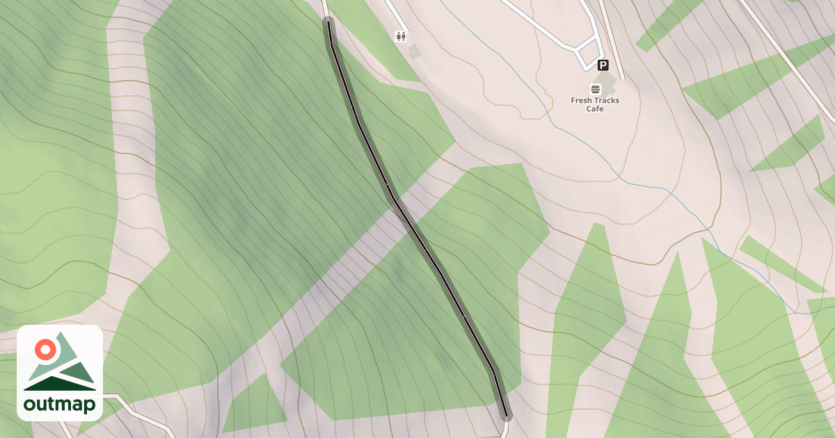 Map of Blast Ski Way