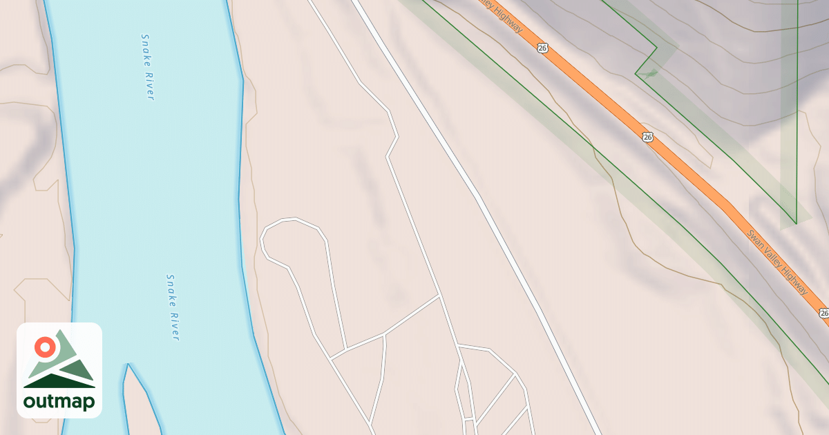 Map of RIVERSIDE CAMPGROUND LOOP C