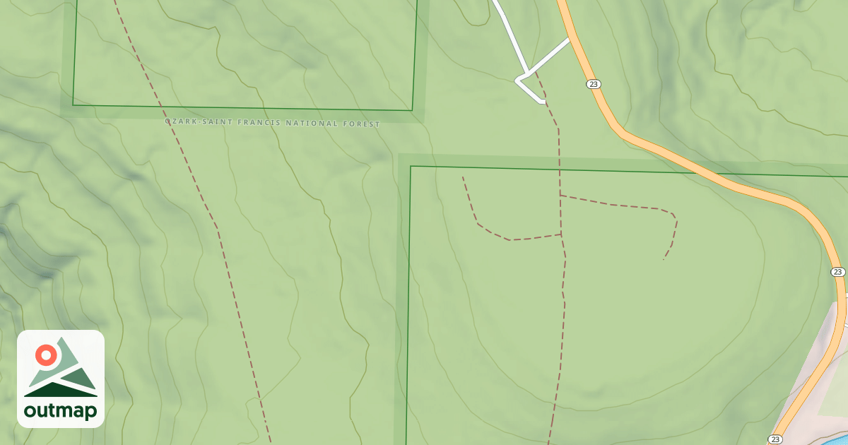 Map of USFS National Forest System Roads {A2BD378F-964D-4773-8528-BEBD37BC096D}