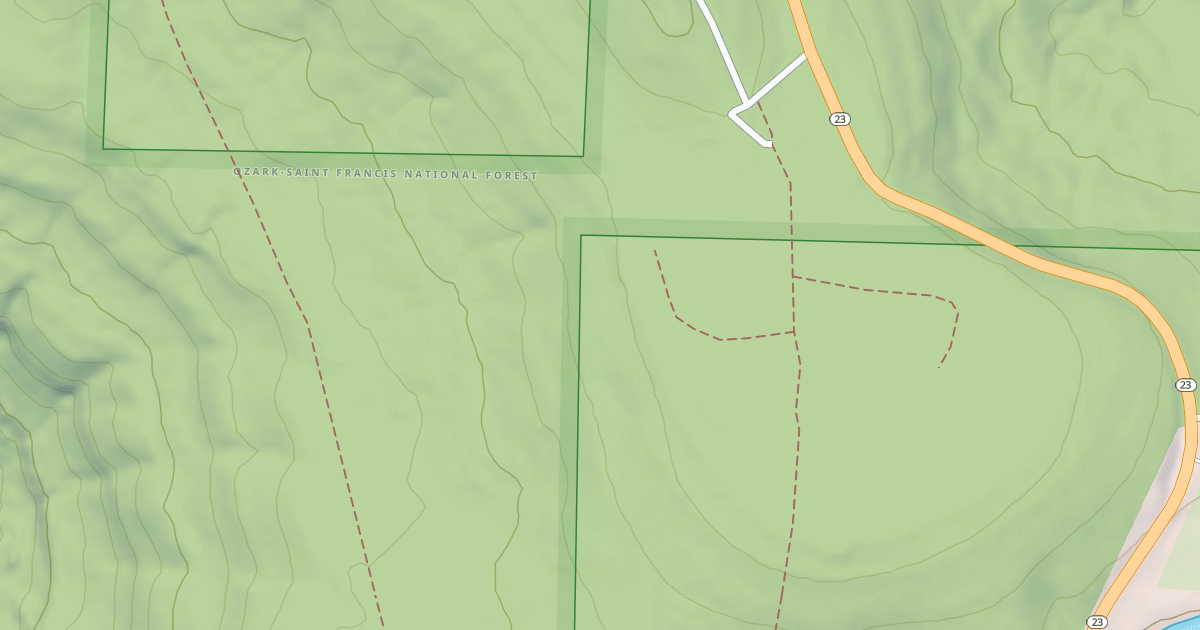 Map preview of USFS National Forest System Roads {A2BD378F-964D-4773-8528-BEBD37BC096D}
