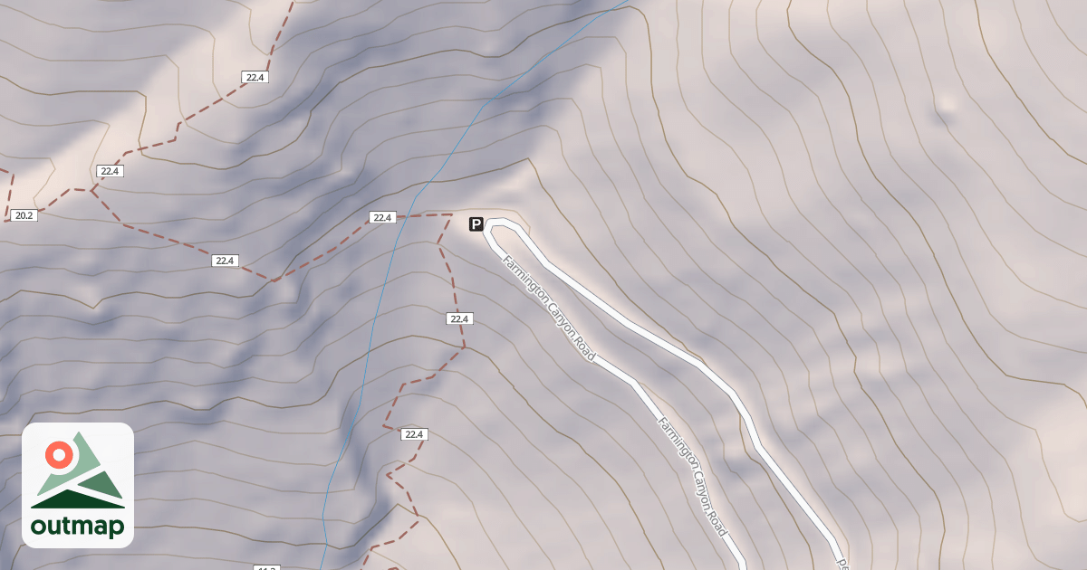Map of FARMINGTON CANYON ATV