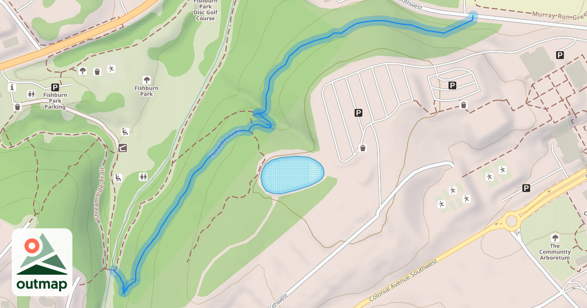 Map of Hillside Trail