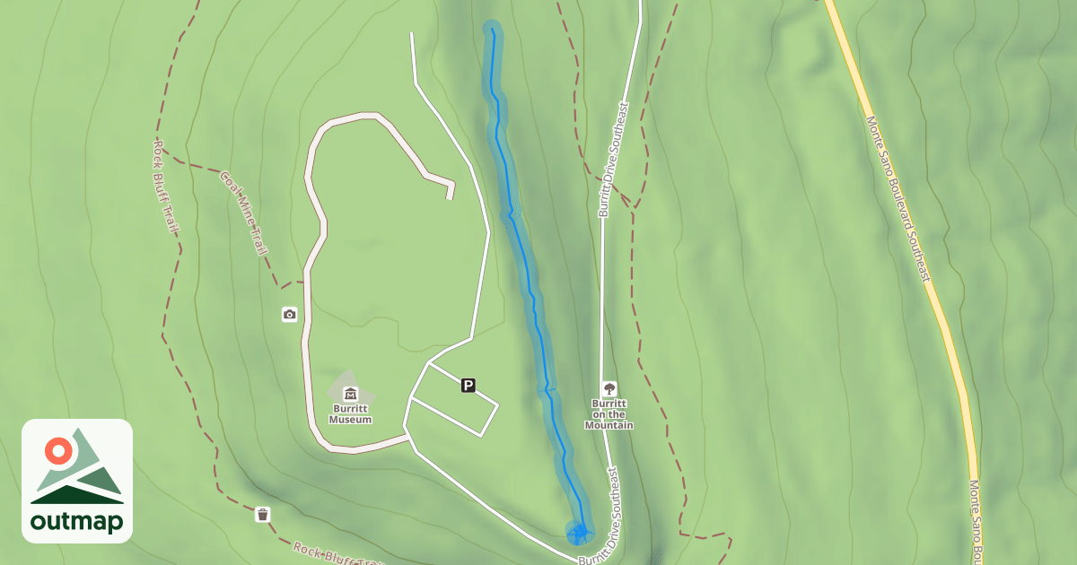 Map of Old Quarry Trail