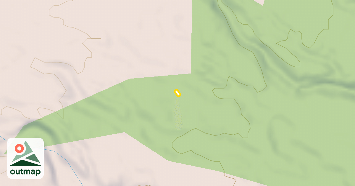 Map of Lower Ski Trail 5k Cutoff