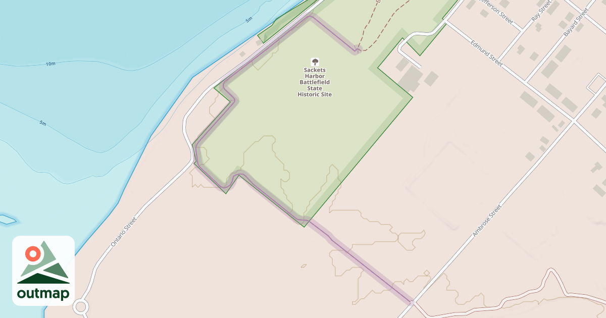 Map of Battlefield History Trail
