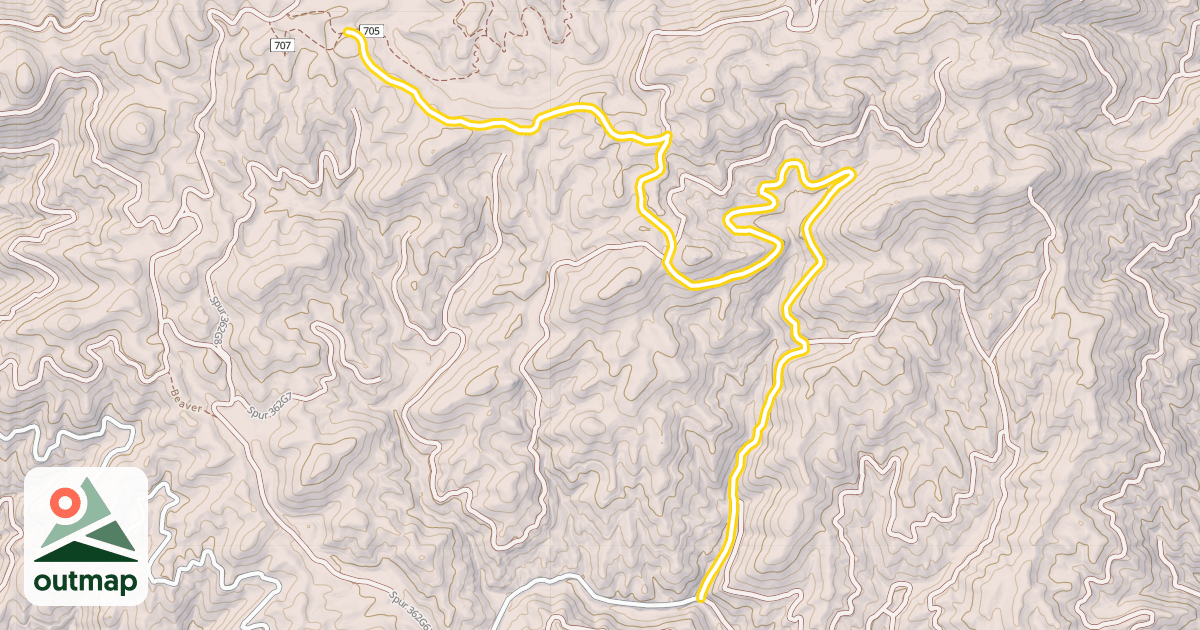 Map of Wayout Trail