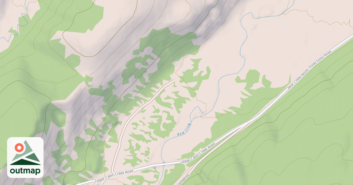 Map of DISPERSED CAMPING SPUR