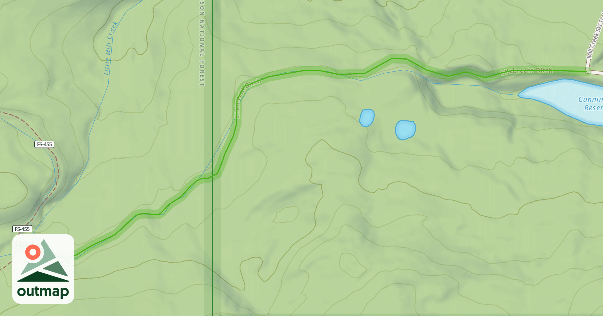 Map of Ellebrecht Ditch