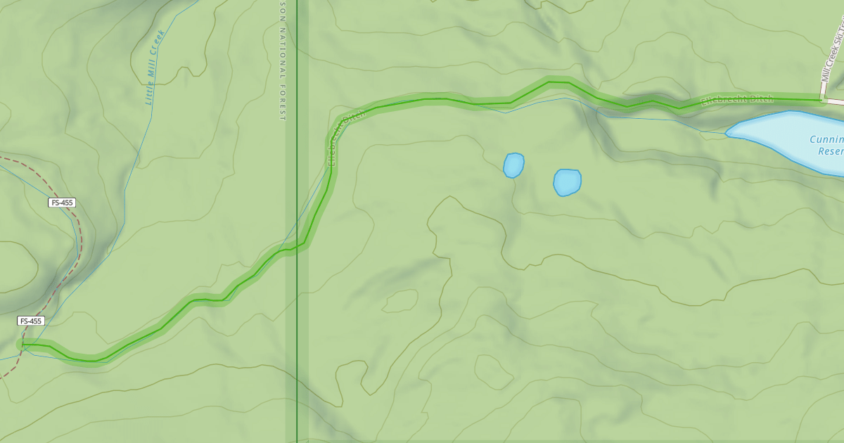 Map preview of Ellebrecht Ditch