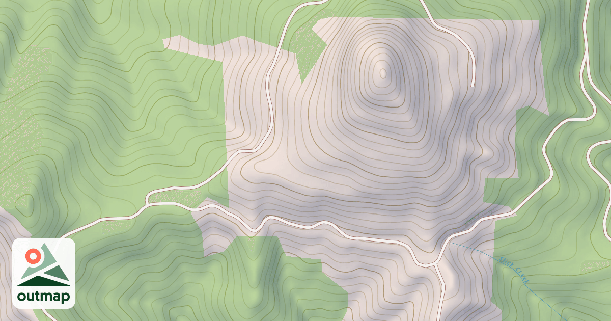 Map of ABE'S MTN T.S._- CHIEF TS