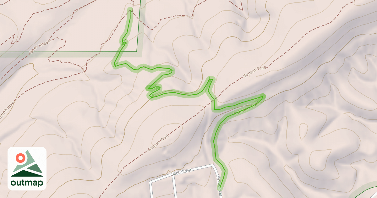 Map of Pullman Trail