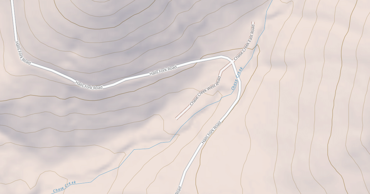 Map preview of CHASE CREEK WEST