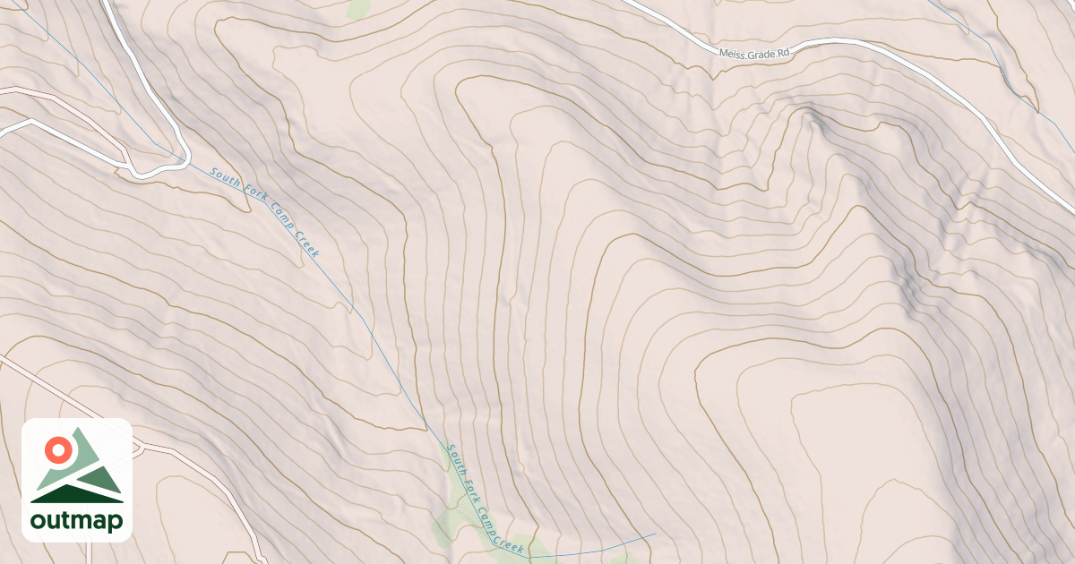 Map of CRAIG SPUR