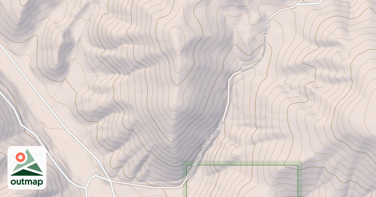Map of DARK CANYON