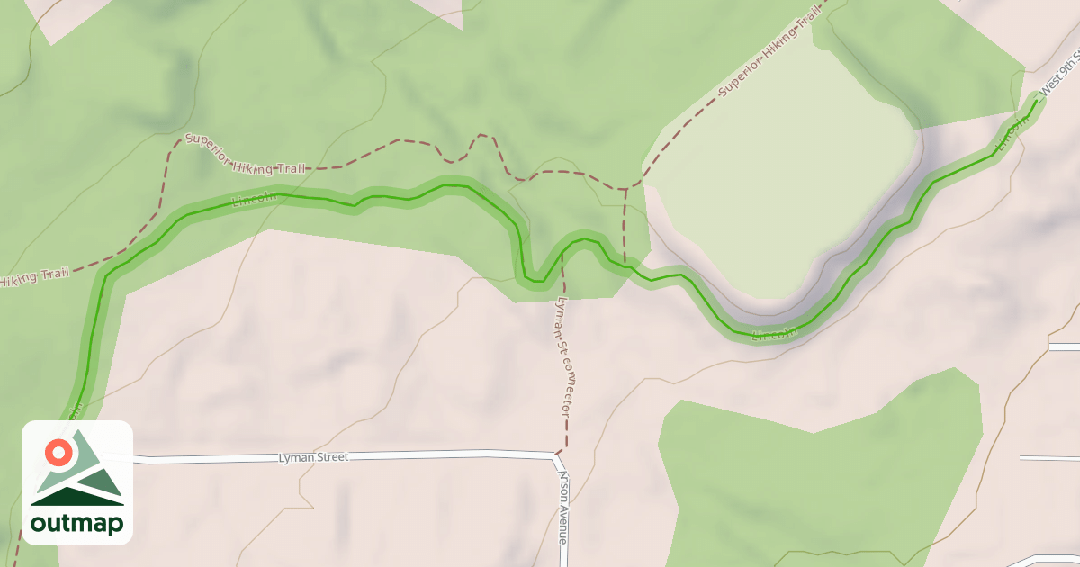 Map of Lincoln
