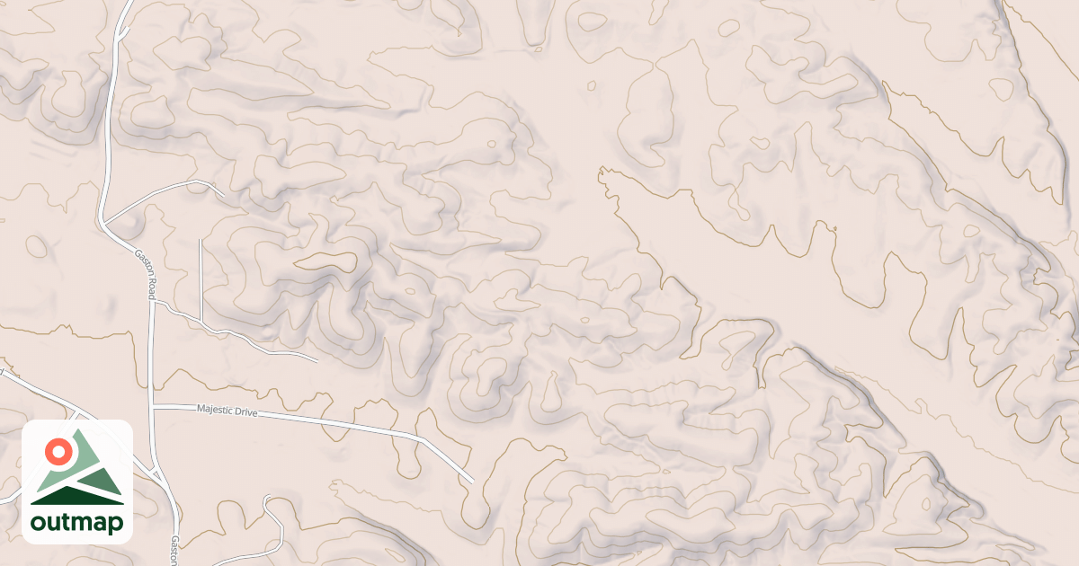 Map of HAMILTON CREEK SPUR