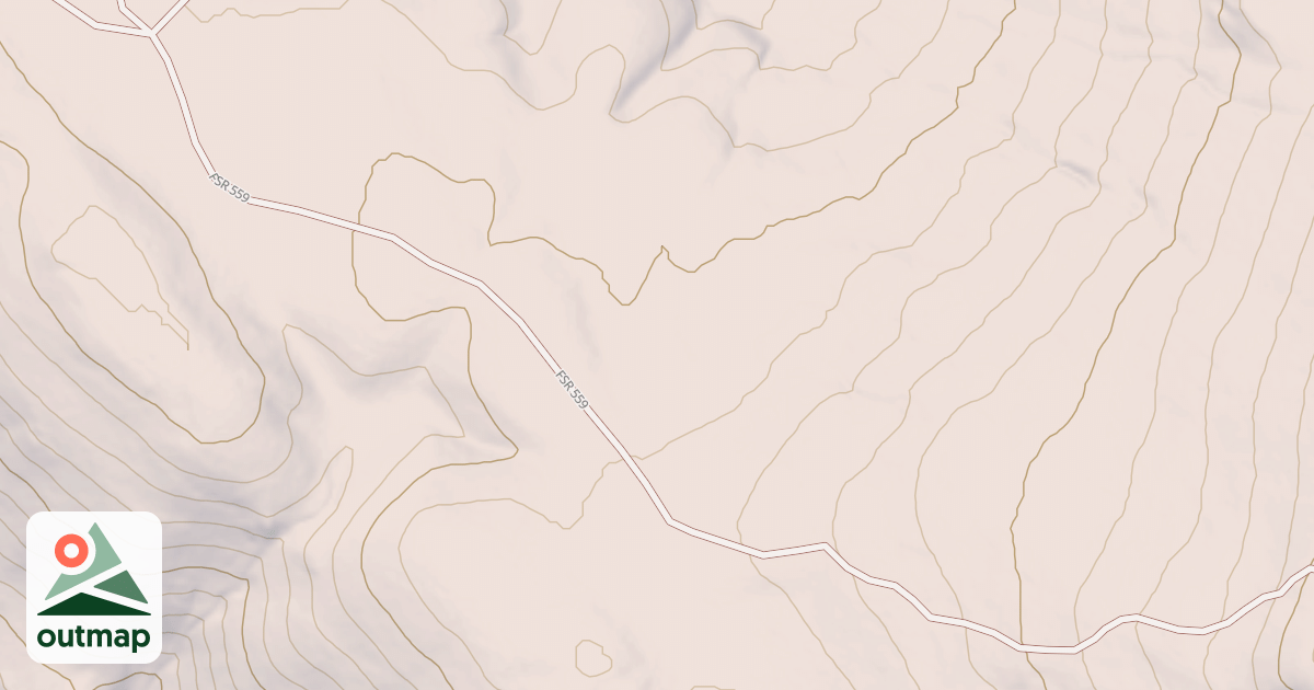 Map of Prospect Peak 121