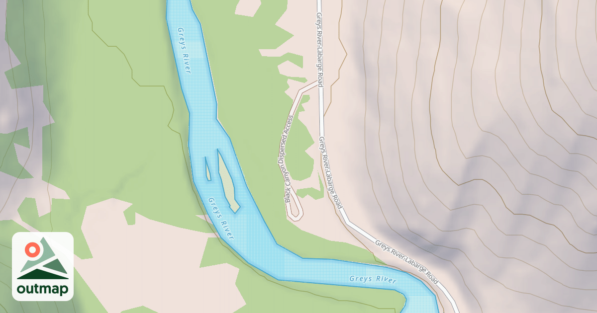 Map of BLACK CANYON DISPERSED