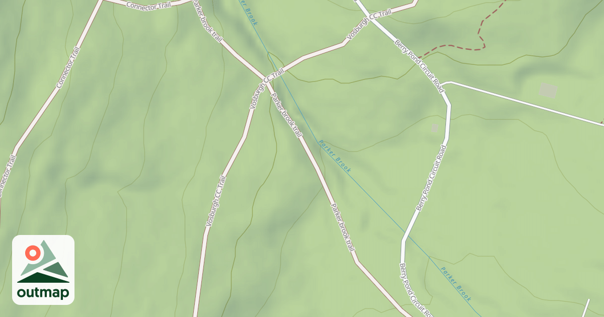 Map of Parker Brook Trail