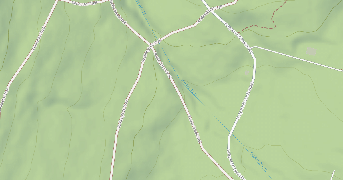 Map preview of Parker Brook Trail