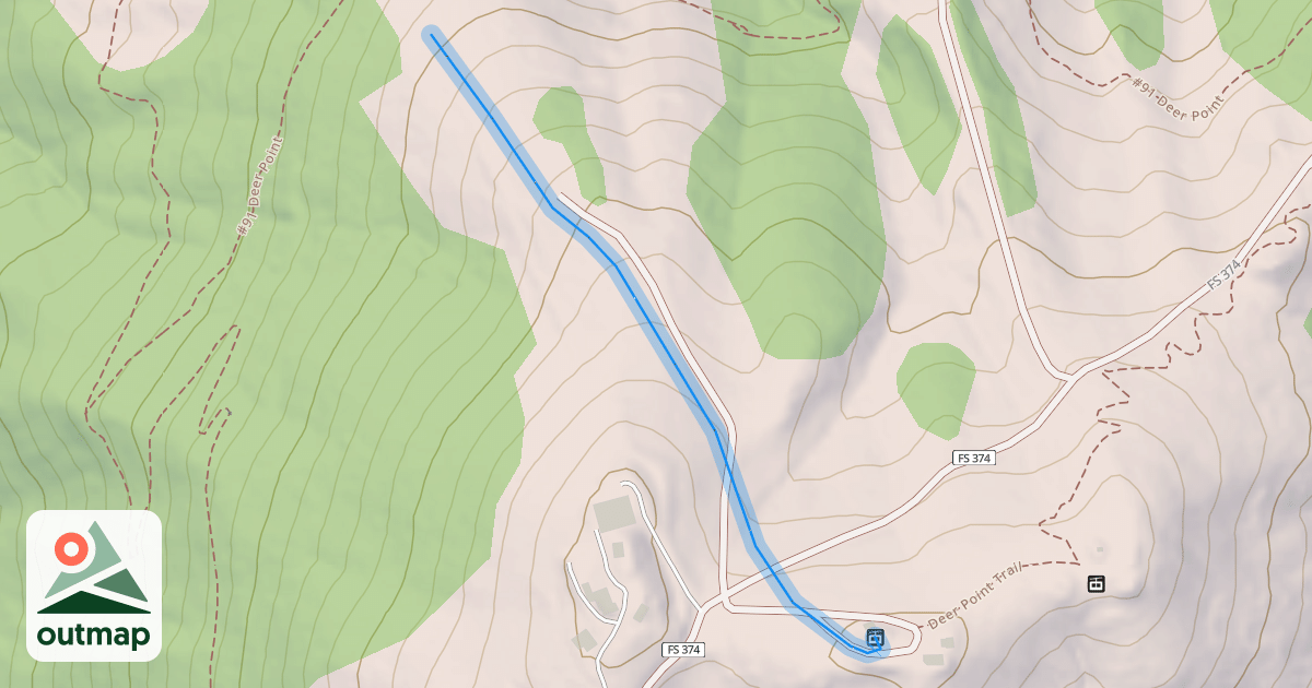 Map of Upper Ridge