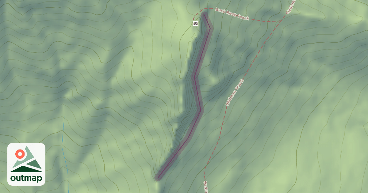 Map of Climbing Crag