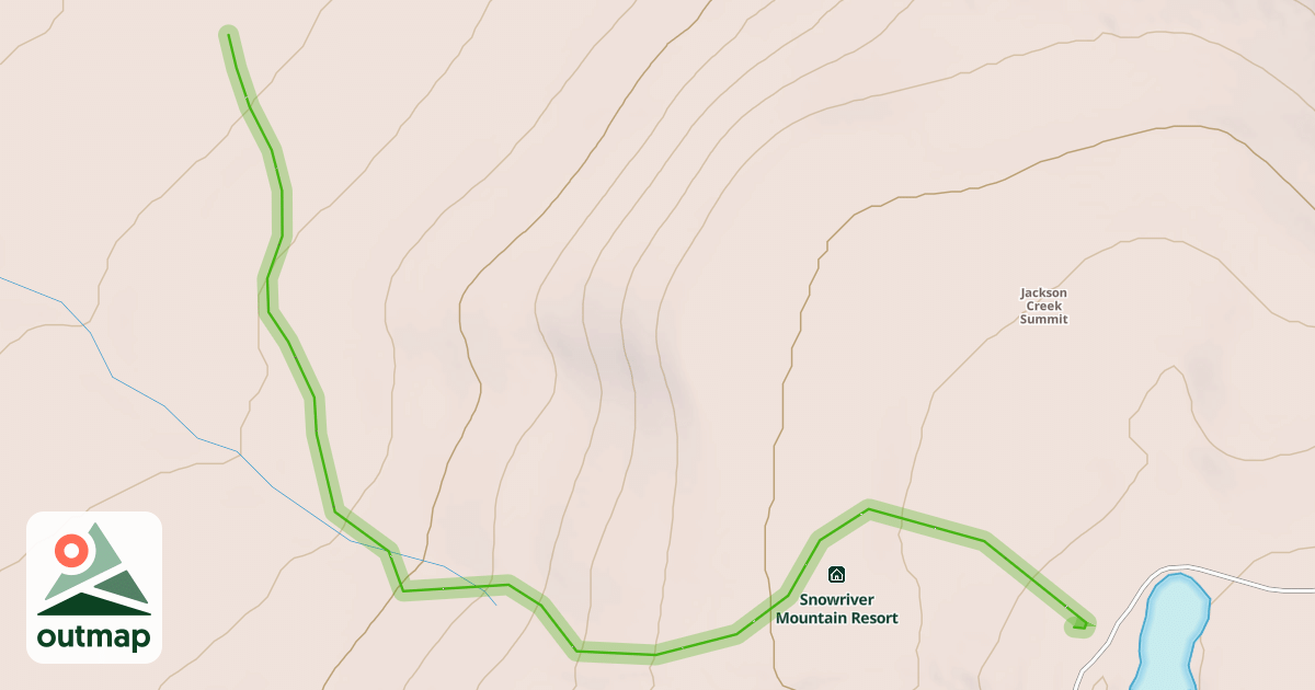 Map of Deer Track