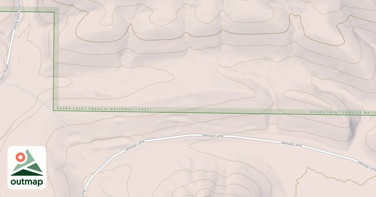 Map of USFS Motor Vehicle Use Map Roads {055EA010-64CD-42A8-A17F-8737377F6833}