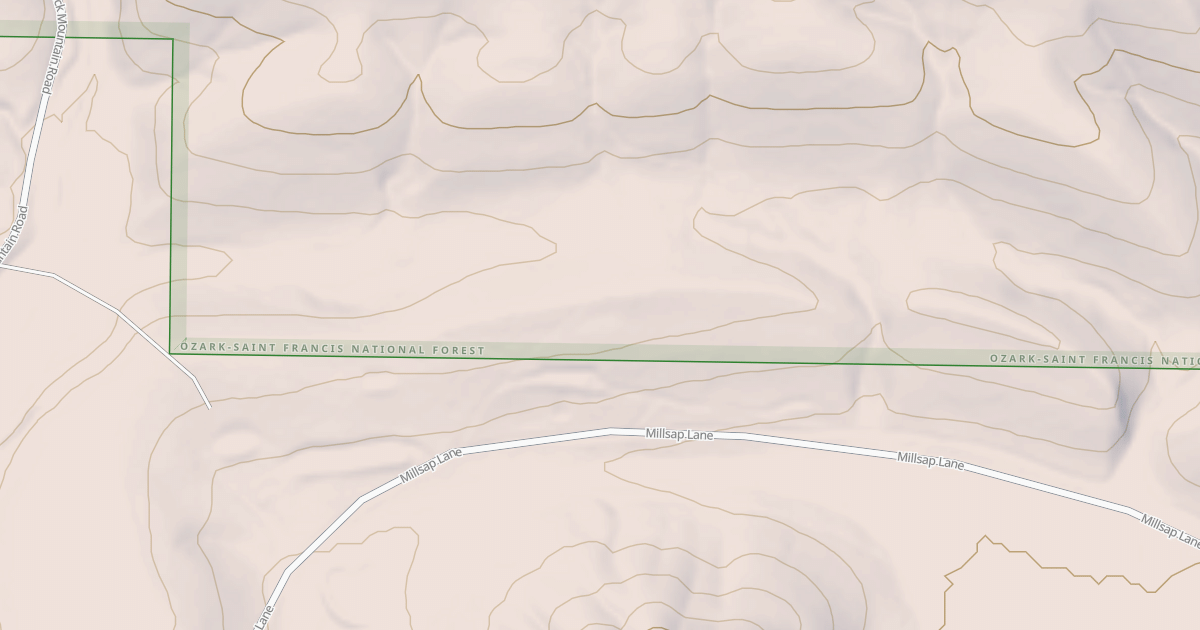 Map preview of USFS Motor Vehicle Use Map Roads {055EA010-64CD-42A8-A17F-8737377F6833}