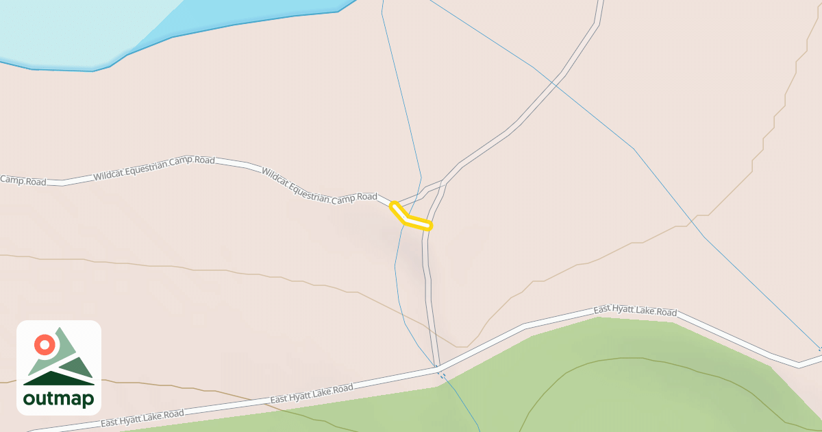 Map of Wildcat Equestrian Camp Road