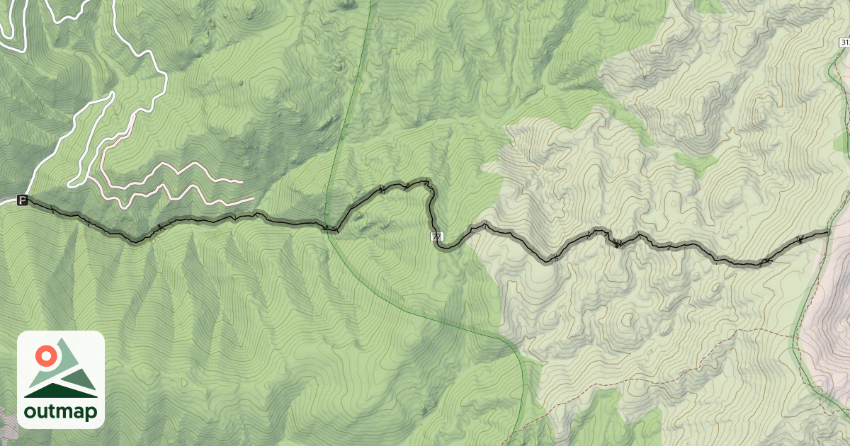 Map of Railroad Creek Trail