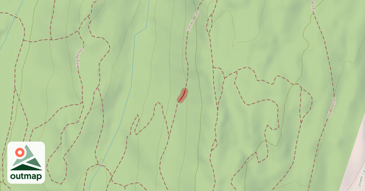 Map of Ernie's Run