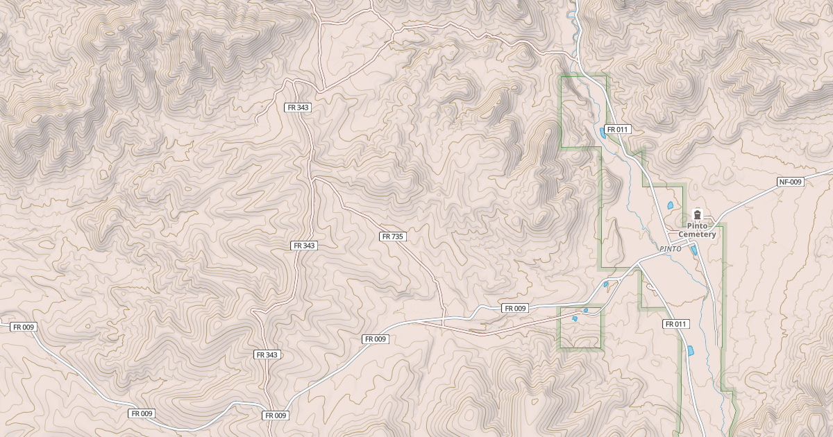 Map preview of COVE MTN