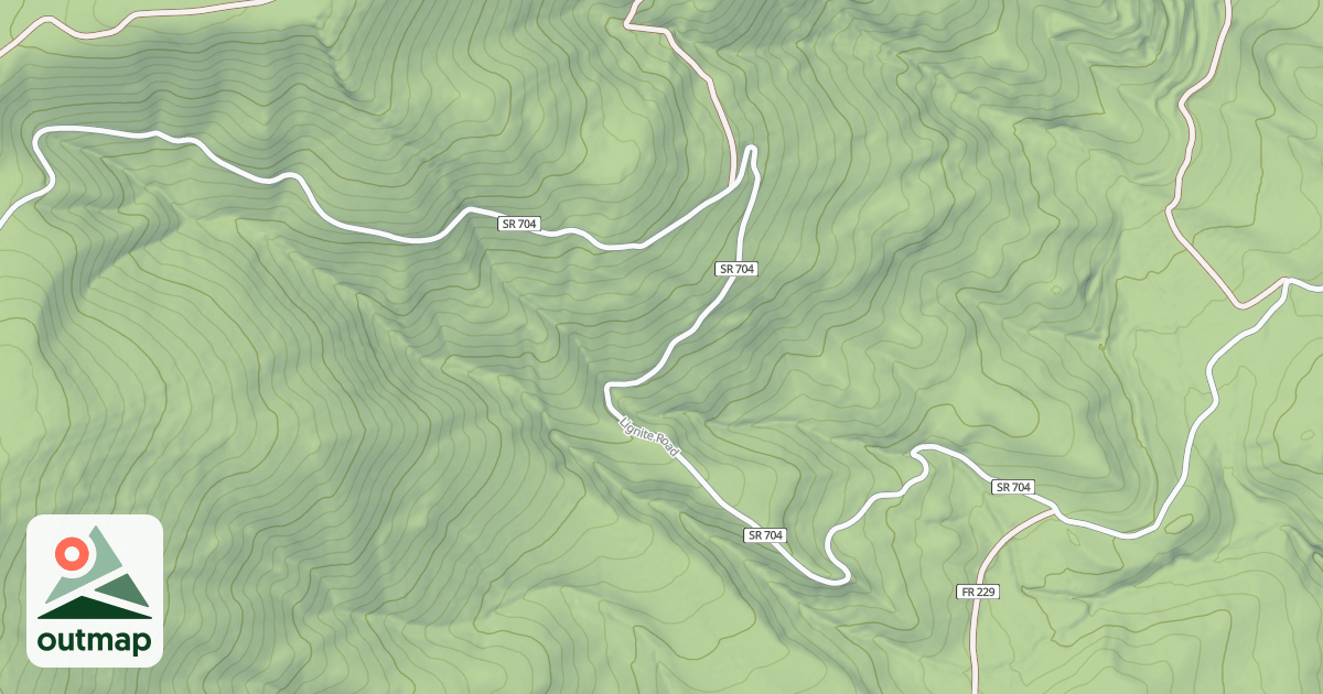 Map of LIGNITE MINES