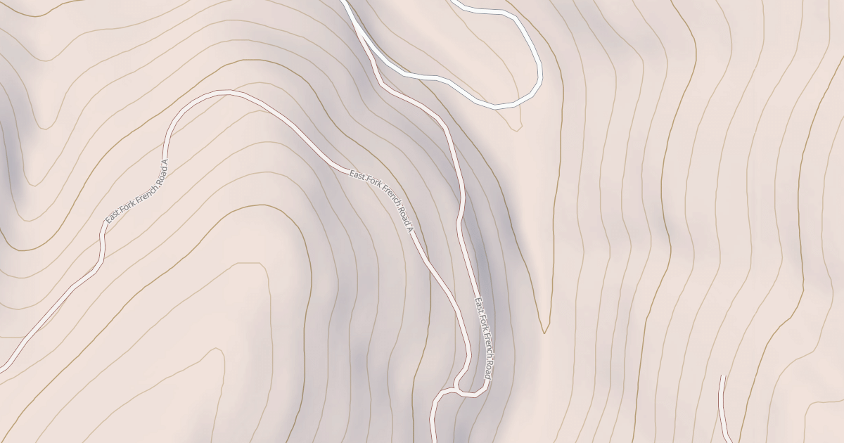 Map preview of EAST FORK FRENCH