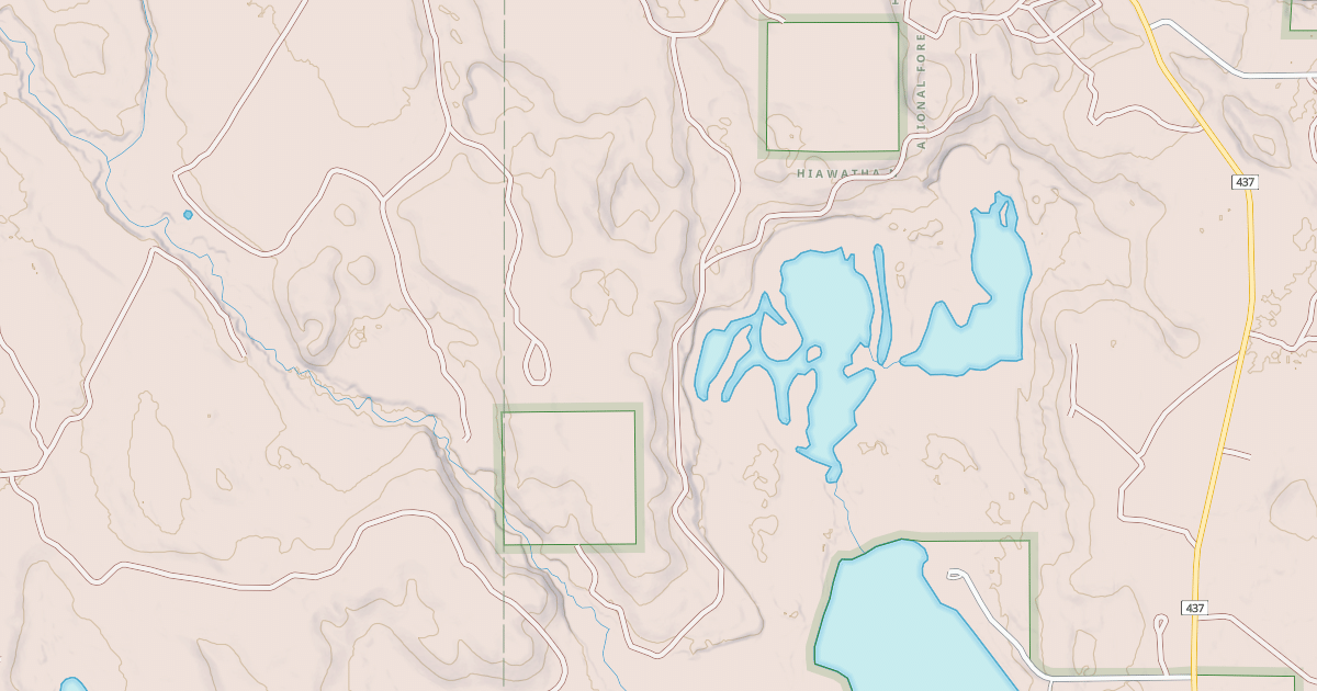Map preview of KILPECKER CREEK