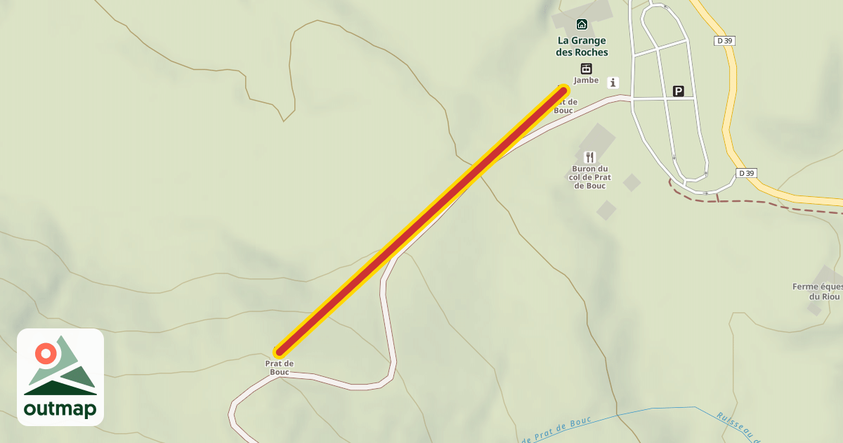 Map of Prat de Bouc