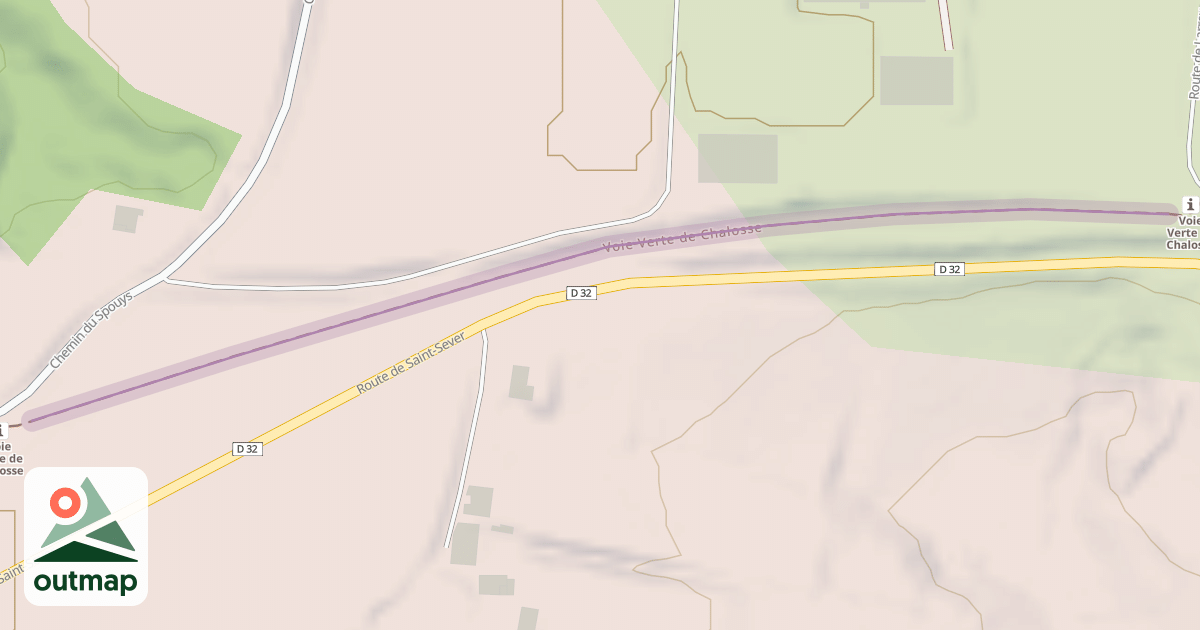 Map of Voie Verte de Chalosse