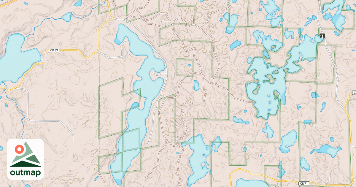 Map of EAST HOWARD LAKE ROAD