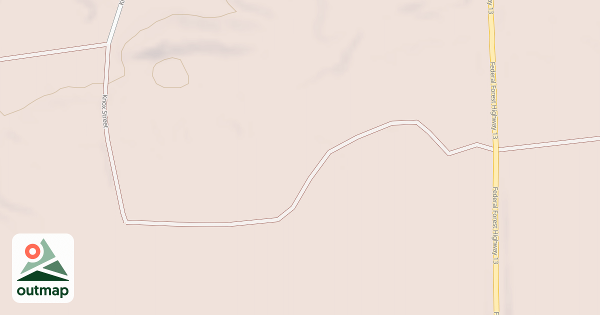 Map of SCAFFOLD HILL SPUR A