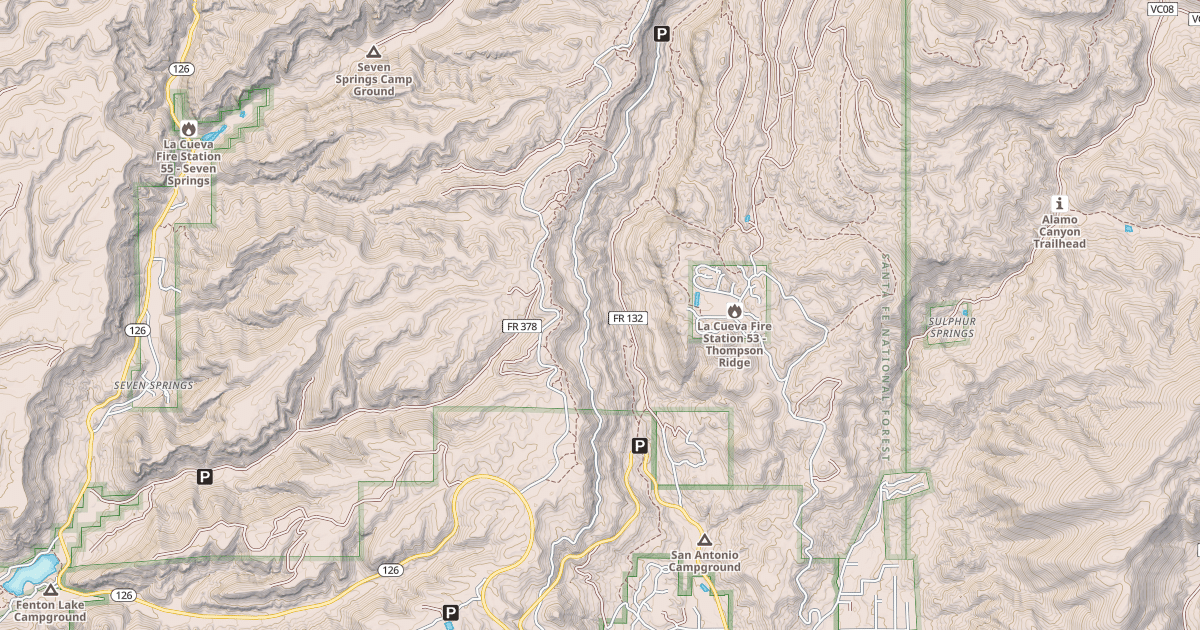 Map preview of LAKE FORK CANYON