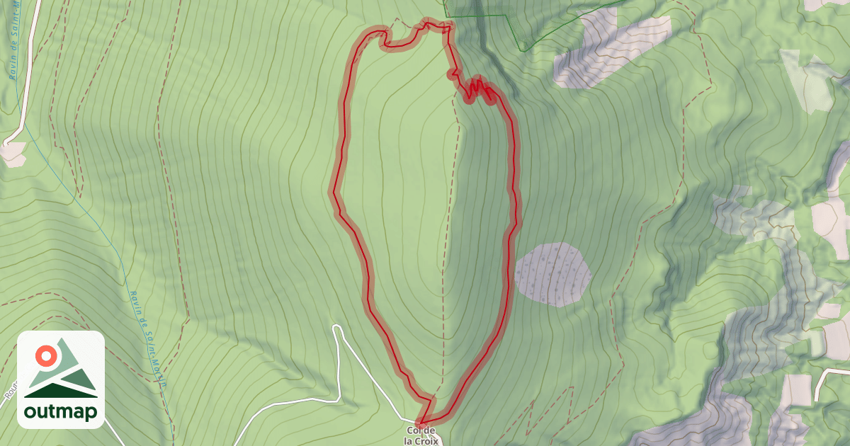 Map of Sentier d'Interprétation "Bois de Lumière"