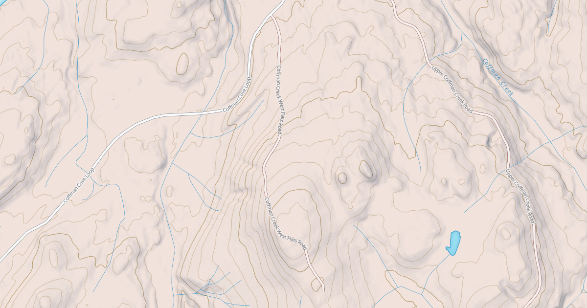 Map preview of COFFMAN CREEK WEST FLATS