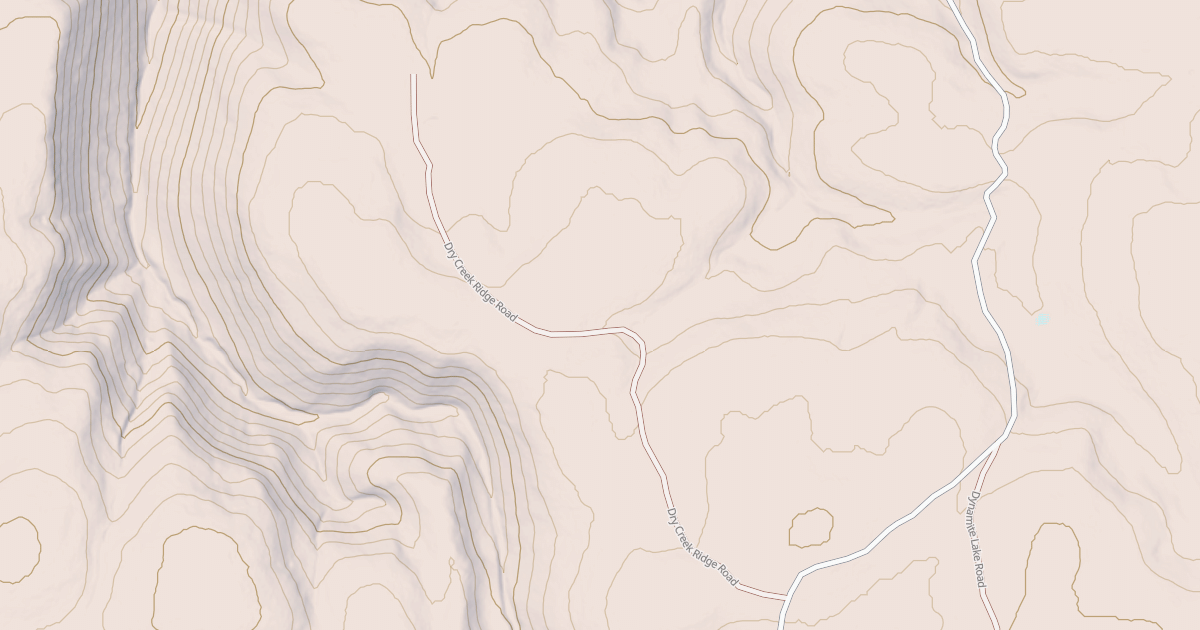 Map preview of DRY CREEK RIDGE