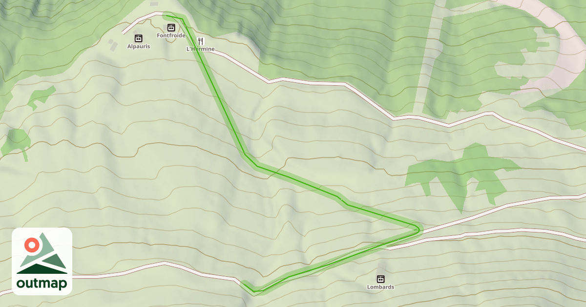 Map of Pré-rond