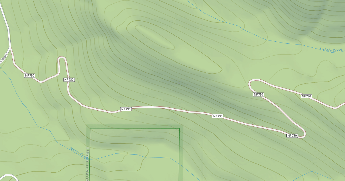 Map preview of MOON CREEK