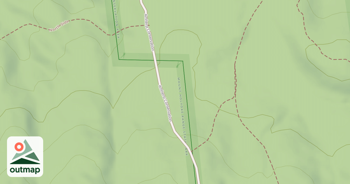 Map of Robert Frost Trail